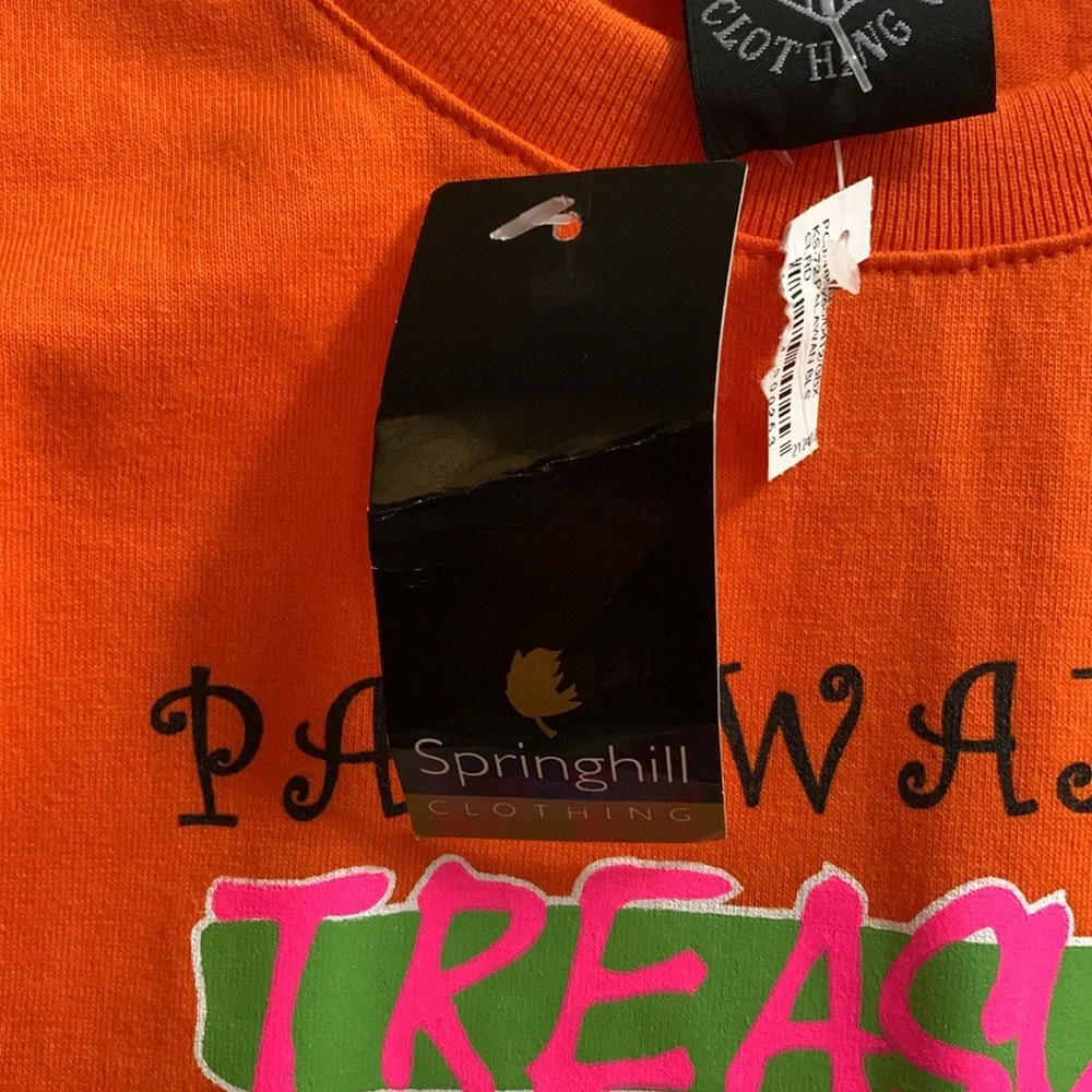 SpringHill Clothing Co Palawan Treasure Philippines Orange Shirt 4T Fish New